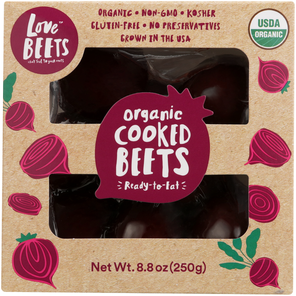 Fresh Vegetables Love Beets Organic Cooked Beets hero