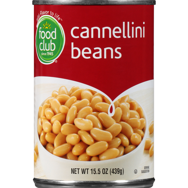 Canned Meals & Beans Food Club Cannellini Beans hero