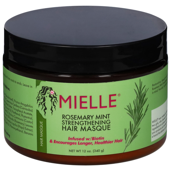 Hair Care MIELLE Hair Masque, Strengthening, Rosemary Mint hero