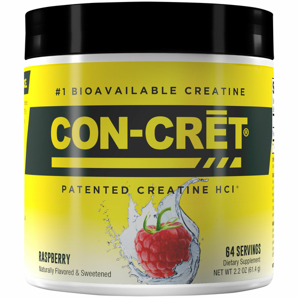 Creatine Promera Sports CON-CRET Raspberry Patented Creatine Hcl Dietary Supplement hero