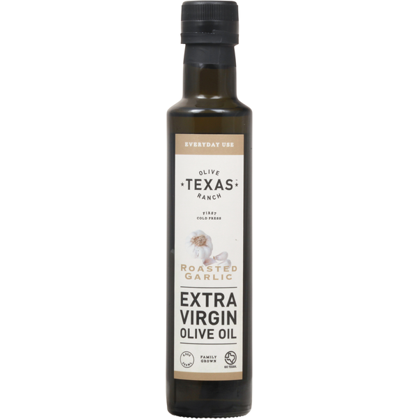 Oils & Vinegars Texas Olive Ranch Olive Oil, Roasted Garlic, Extra Virgin hero