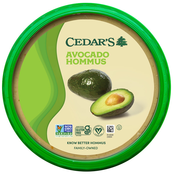 Fresh Dips & Tapenades Cedar's Foods Avocado Hommus hero