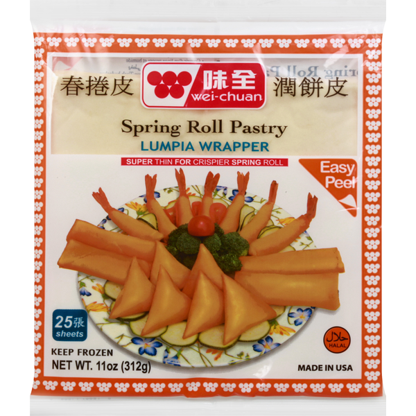 Doughs, Gelatins & Bake Mixes Wei-Chuan Spring Roll Pastry, Lumpia Wrapper hero