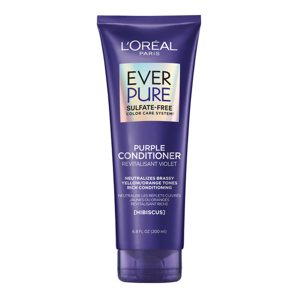 Hair Care L'Oreal Sulfate Free Purple Conditioner Neutralizes Brassy tones, hero