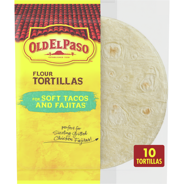 Latino Foods Old El Paso Flour Tortillas, For Soft Tacos and Fajitas hero