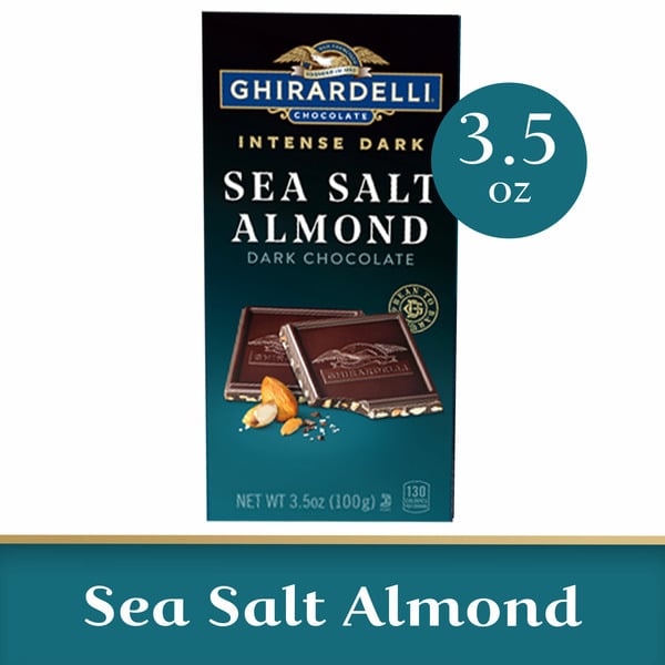 Candy & Chocolate Ghirardelli Intense Dark Chocolate Bar - Sea Salt Soiree hero