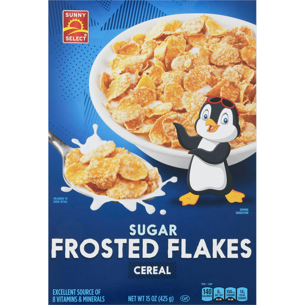 Sunny Select Cereal, Sugar Frosted Flakes hero