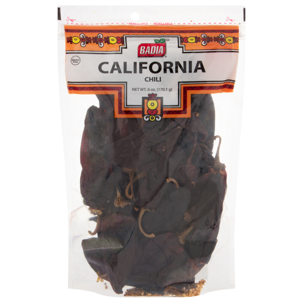 Mexican/Hispanic/Latino Foods Badia Spices Chili, California hero