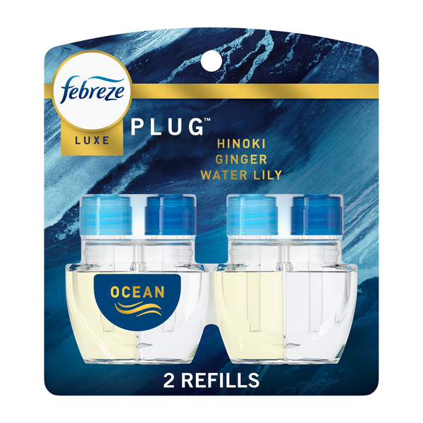 Febreze PLUG Air Freshener Odor Fighter Ocean Scent hero