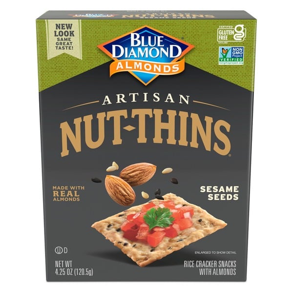 Crackers Blue Diamond Artisan  Crackers, Sesame Seed hero