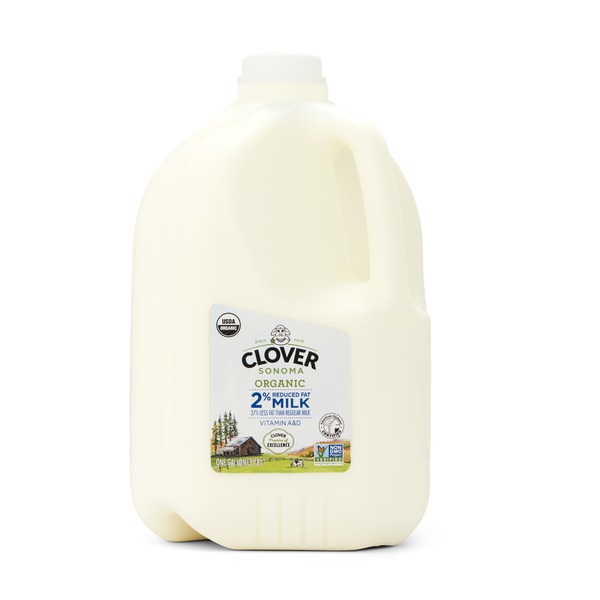 Milk Clover Sonoma Organic 2% Reduced Fat Milk Gallon hero