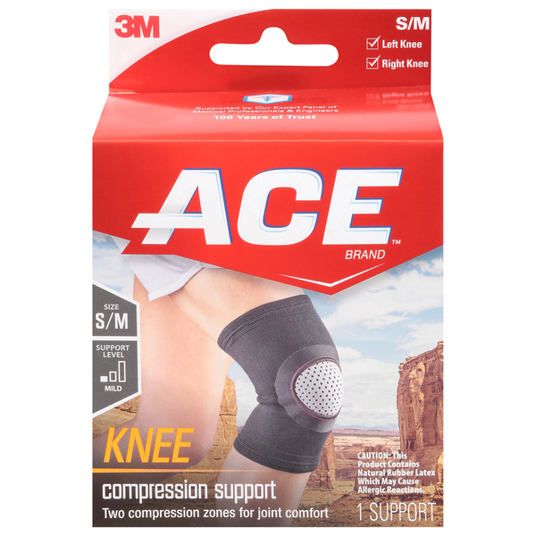 ACE Compression Support, Knee, S/M hero