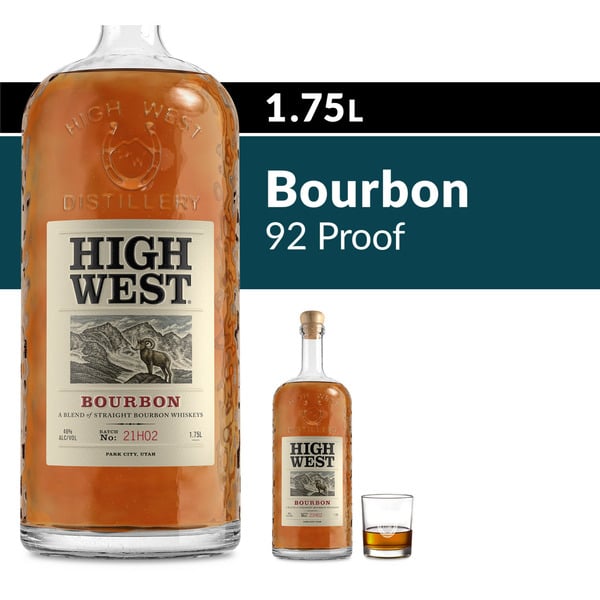 Liquor High West Bourbon Whiskey Bottle hero