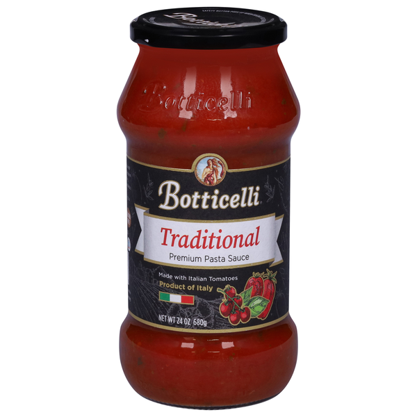 Canned & Jarred Vegetables Botticelli Pasta Sauce, Premium, Traditional hero