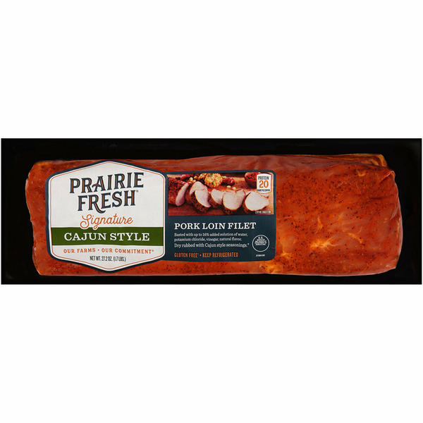 Packaged Meat Prairie Fresh Cajun Style Pork Loin Filet hero