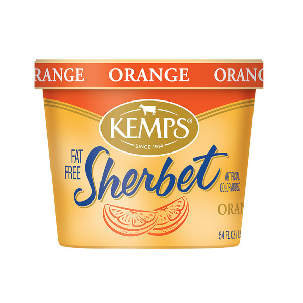 Ice Cream & Ice Kemps Sherbet, Orange hero