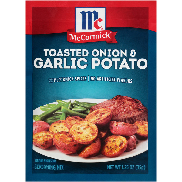 Instant Foods McCormick® Toasted Onion & Garlic Potato Seasoning hero