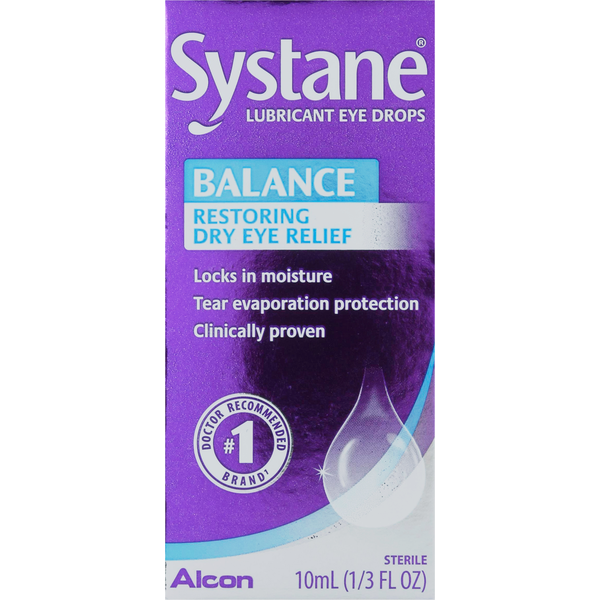 Eye & Ear Care SYSTANE Lubricant Eye Drops, Balance, Sterile hero