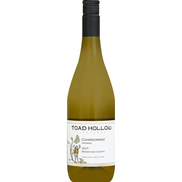 White Wines Toad Hollow Chardonnay, Mendocino County hero