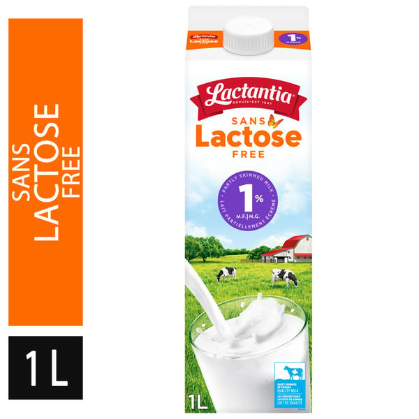 Milk Lactantia Lactose Free Milk 1% hero