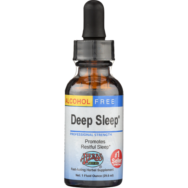 Stress & Sleep Aids Herbs, Etc. Deep Sleep Alcohol Free hero