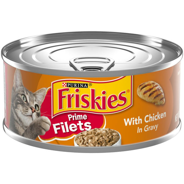 Cat Food Purina Friskies Gravy Wet Cat Food, Prime Filets With Chicken hero