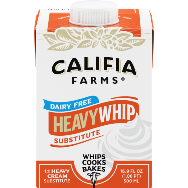 Creamer Califia Farms Heavy Whip Dairy Free Heavy Cream hero