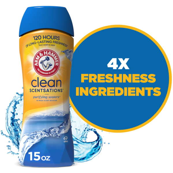 Arm & Hammer Clean Scentsations In-Wash Scent Booster - Purifying Waters hero