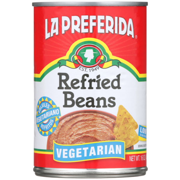 Latino Foods La Preferida Vegetarian Refried Beans, Lard-Free hero