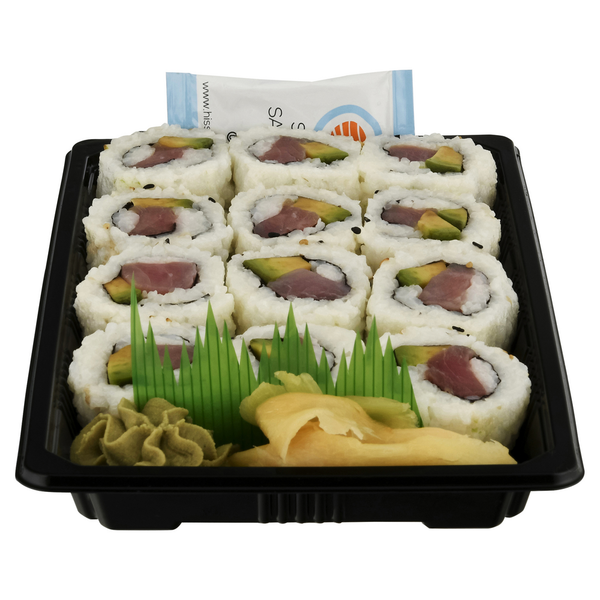 Prepared Meals Hissho Sushi Tuna Avocado Roll, Raw hero