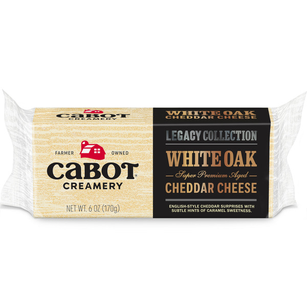 Packaged Cheese Cabot Aged White Oak Cheddar Cheese hero