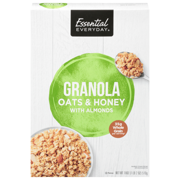 Essential Everyday Granola, with Almonds, Oats & Honey hero