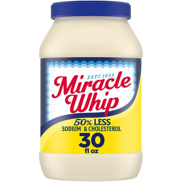 Condiments Miracle Whip Mayo-like Dressing with 50% Less Sodium & Cholesterol hero