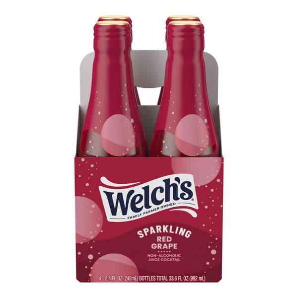 Juice & Nectars Welch's Sparkling Red Grape Juice Cocktail hero