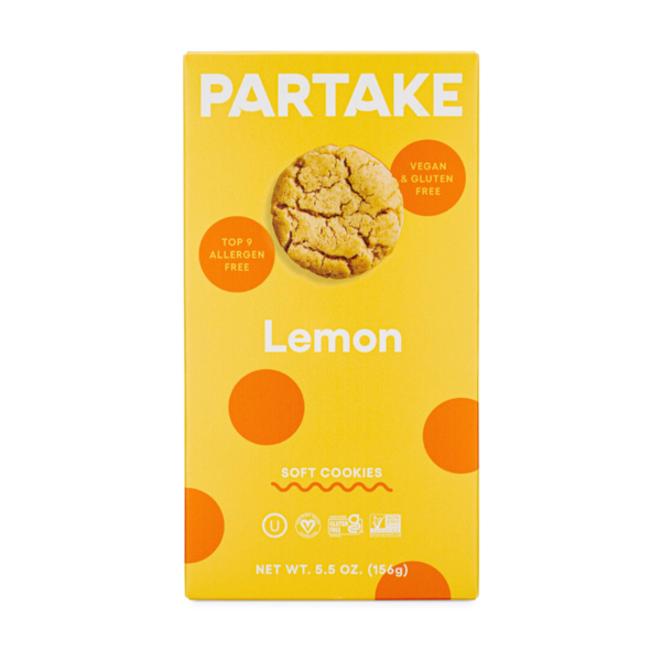 Cookies & Cakes Partake Soft Baked Lemon Cookies hero