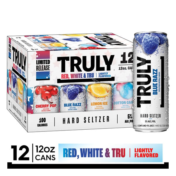 Water, Seltzer & Sparkling Water Truly Hard Seltzer Red White & TRU Variety Pack hero