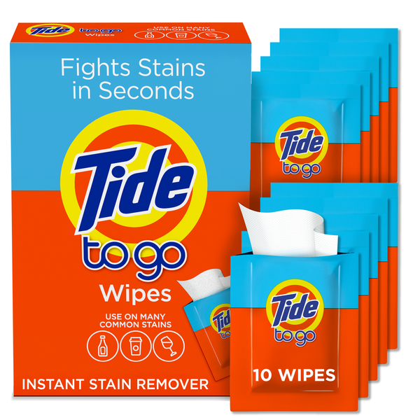 Laundry Tide Wipes, Instant Stain Remover hero