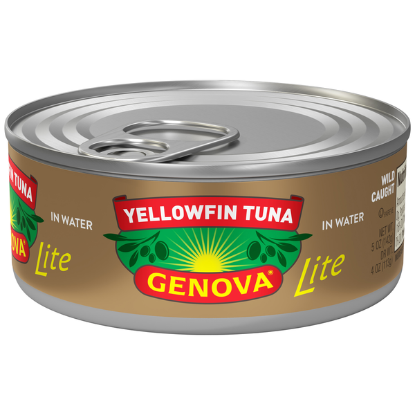 Canned Meat & Seafood Genova Yellowfin Tuna in Water with Sea Salt hero