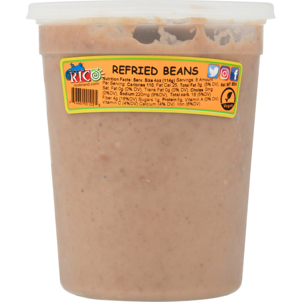 Canned Meals & Beans Rico's Refried Beans hero