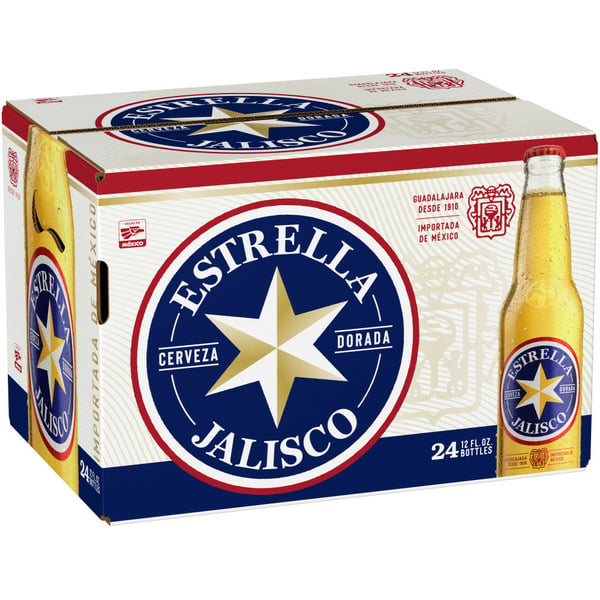 Beers & Coolers Estrella Jalisco Mexican Beer Bottles hero