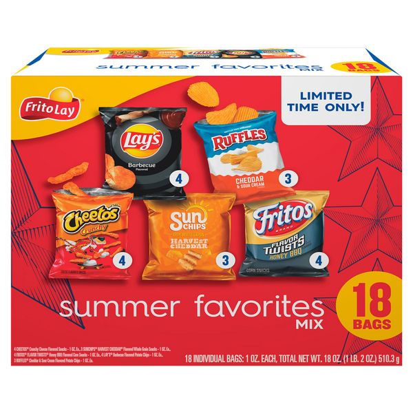 Chips & Pretzels Frito Lay Summer Favorites Mix hero