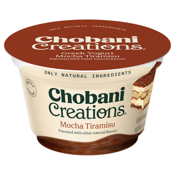 Yogurt Chobani Yogurt, Greek, Mocha Tiramisu hero