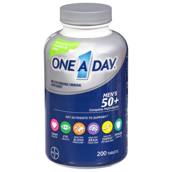 One A Day Multivitamin, Complete, Men's 50+, Tablets hero