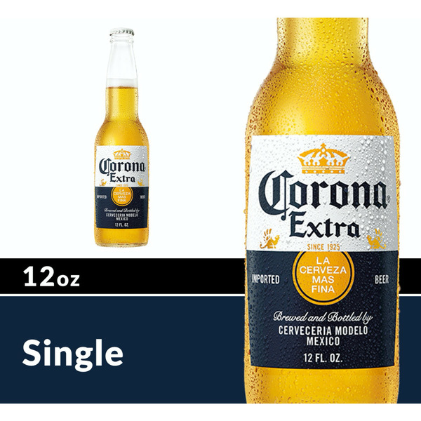 Beers & Coolers Corona Extra Mexican Lager Import Beer Bottle hero