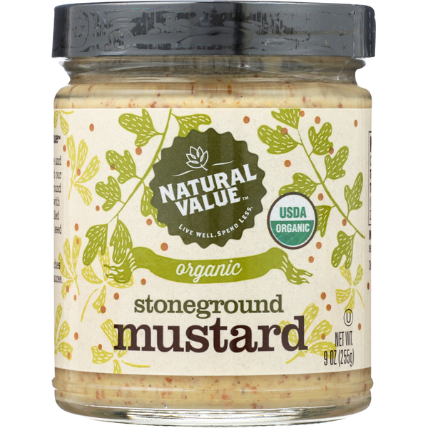 Condiments Natural Value Mustard hero