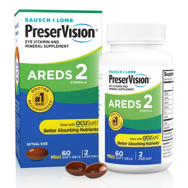 Vitamins & Supplements PreserVision® AREDS 2 Vitamin & Mineral Supplement hero