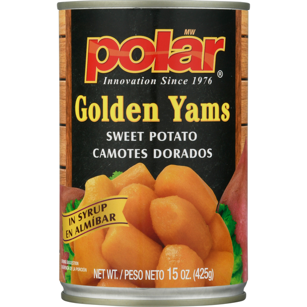 Honeys, Syrups & Nectars MW Polar Sweet Potato, in Syrup, Golden Yams hero