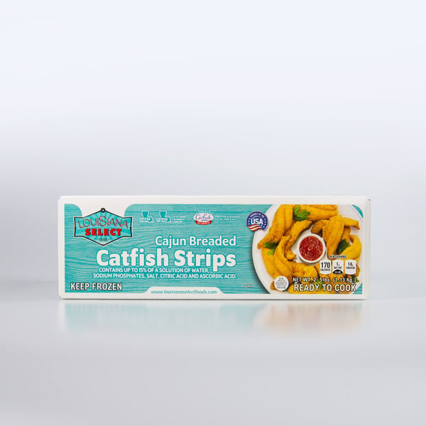 Packaged Seafood Guidry's Catfish Breaded Catfish Strips hero