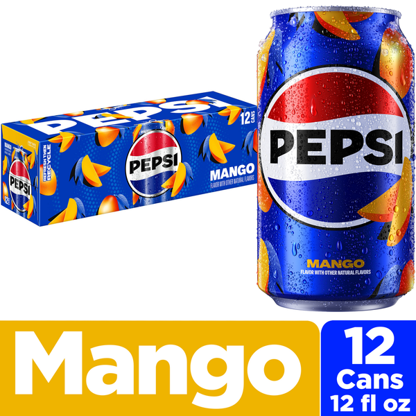 Soft Drinks Pepsi Soda, Mango hero