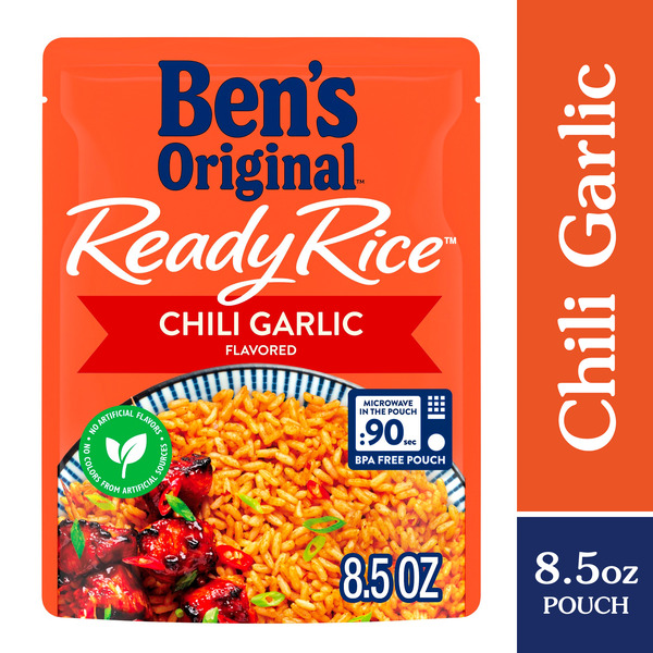 Condiments Ben's Original Chili Garlic Flavored Rice Pouch hero